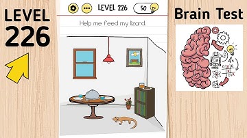 Brain Test Level 226 Help Me Feed My Lizard.