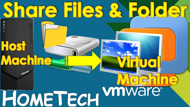 VMWare - Share and Transfer Files & Folders Between Your Host Machine and Guest Virtual Machine