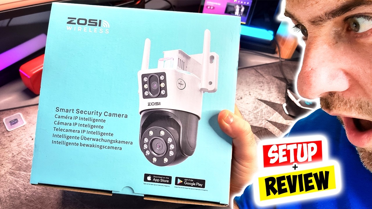 Best Dual Lens Security Camera | ZOSI C298 Max Dual-Lens WiFi Camera