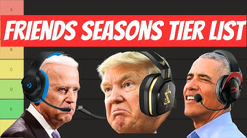 Trump, Biden and Obama Make a Friends Seasons Tier List