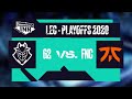 G2 vs FNC | LEC Spring Split 2020 Playoffs - Finale [GER]