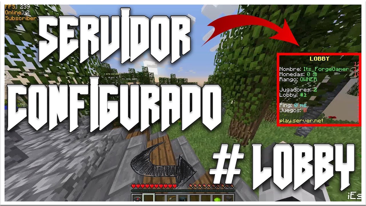 Como Crear Un Lobby En Minecraft