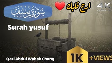 سورة يوسف | Surah Yusuf | Qari Abdul wahab chang | HD