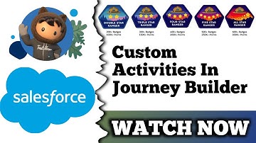 Custom Activities in Journey Builder | Salesforce | Quiz Solution