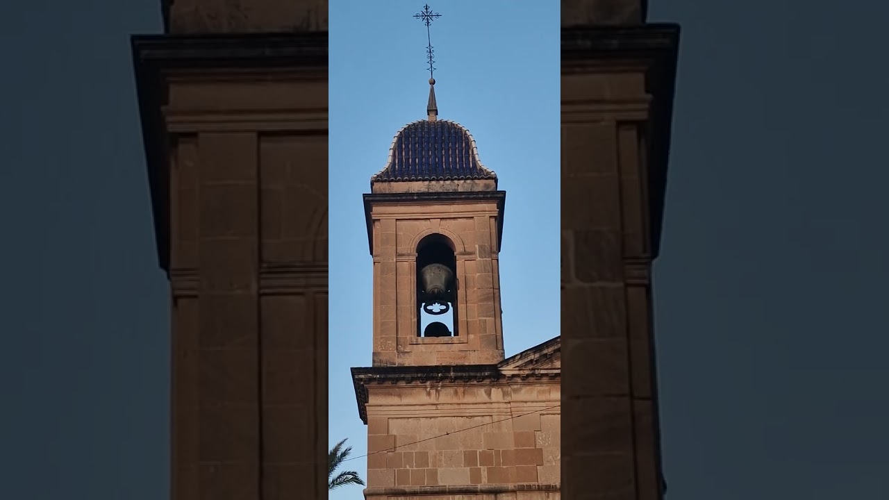 toque de las 8:00 y volteo general  en San Juan  (Alicante)