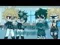 | Deku and Bakugou meet past selves | gacha club skit | not original | MHA |