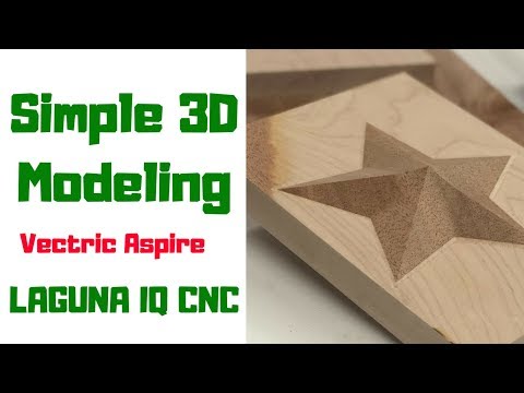 Simple 3D Modeling with Vectric Aspire // Laguna IQ CNC