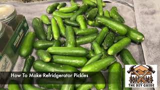 How To Make Pickles-Refrigerator Method | DIY Guide | Ep 383