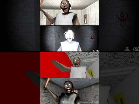 Granny <strong>Origins</strong> vs Eyes recaptured vs Granny Helps Baldi vs Slendrina The Cellar Enhanced #Shorts
