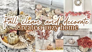 2021 FALL CLEAN AND DECORATE WITH ME/ FALL HOME TOUR 2021 / FALL CLEANING MOTIVATION 2021