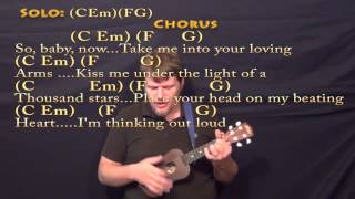 Thinking Out Loud (Ed Sheeran) Ukulele Cover Lesson in C with Chords/Lyrics chords