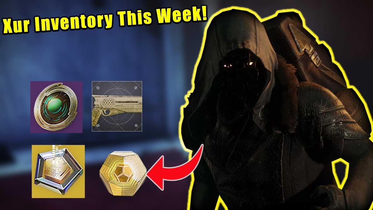 LIVE - DESTINY 2 | XUR INVENTORY THIS WEEK! EXOTICS, CATALYSTS + MORE ...
