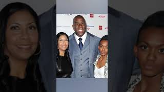 THE JOHNSON Family's ❤❤ Magic and Cookie Johnson Lovely Family #shortsvideo #shorts