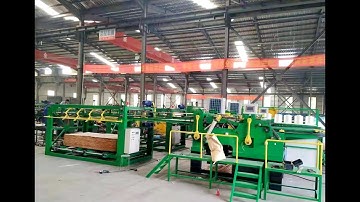 Automatic Wood Core Veneer Composer Jointing Machine for Making Plywood. #plywoodmachine #woodveneer