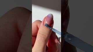 The easiest watercolor nails using jelly polishes 😌☁️💖🦋💜#nailart #nailtutorial #nails #nailinspo