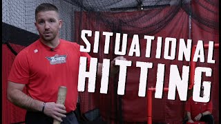What is situational hitting and how do you practice it?