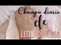 CHAMPÚ NATURAL de LECHE  de COCO 🥥 - CHAMPÚ para uso DIARIO 🚿 | Cosmética Natural