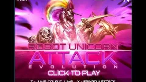 Lets play - Robot Unicorn Attack Evolution