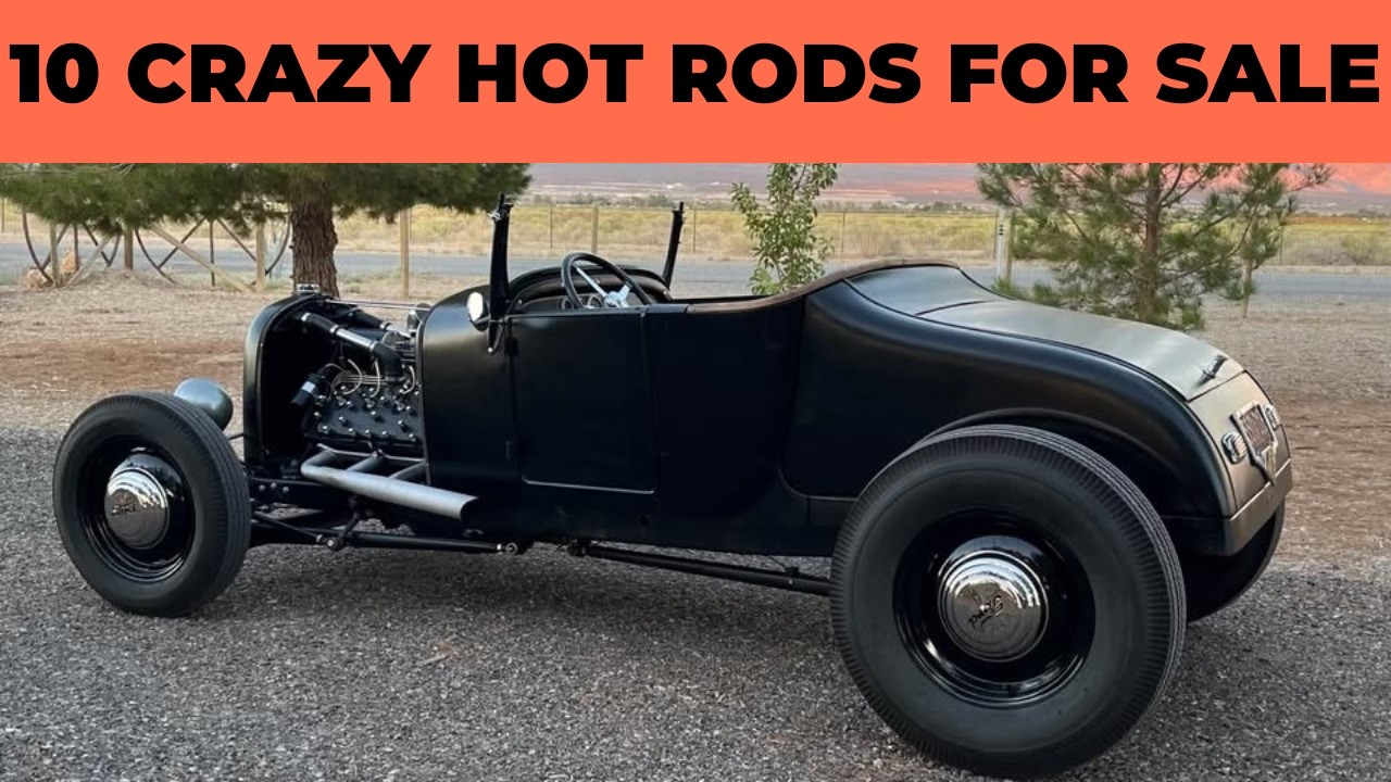 10 БЕЗУМНЫХ хот-родов на продажу в США | Вы не сможете их пропустить