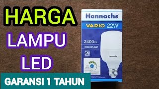 HARGA LAMPU LED 22W GARANSI 1 TAHUN