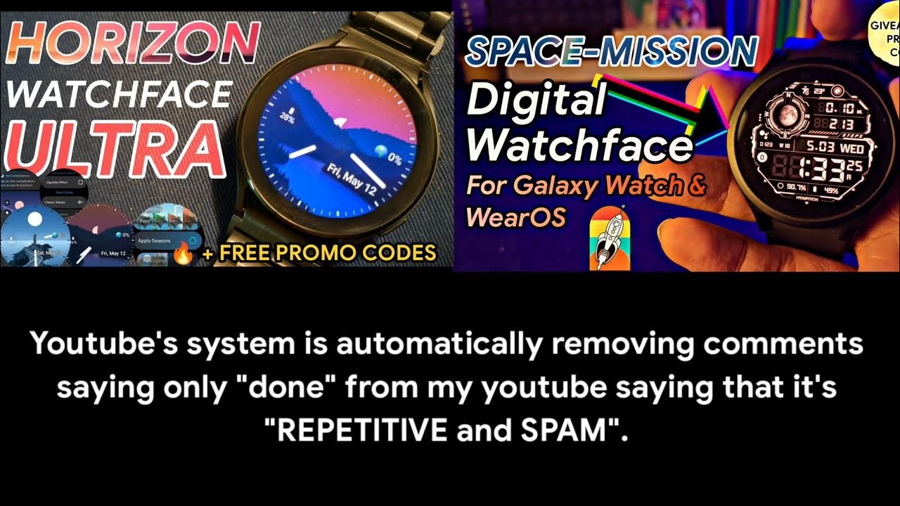 🚨🫤 IMPORTANT Update on my GALAXY WATCH / WEAR OS WATCH FACE Promo code