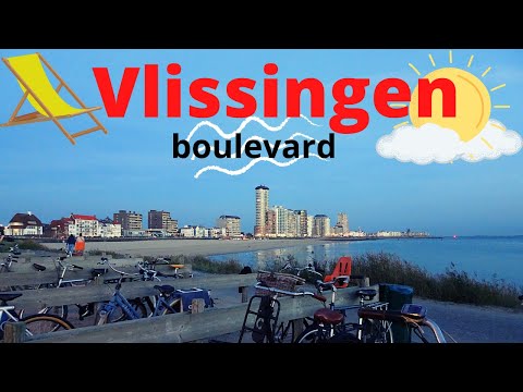 Boulevard van Vlissingen, een koude dag tijdens 2e lock down