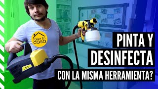 Cómo usar una PISTOLA de PINTAR ELECTRICA 🎨​🖌️​ Te enseñamos a pintar tus  muebles 🪑​🚪​​ Decogarden 