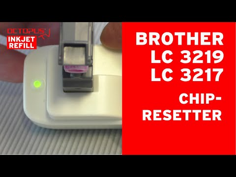 Chipresetter für Brother LC3219 LC3217 original Tintenpatronen - Tintenfüllstand zurücksetzen Chipresetter für Brother LC3219 LC3217 original Tintenpatronen - Tintenfüllstand zurücksetzen