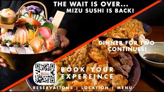 Seyonara Stale Sushi! Experience Fresh Delights at Mizu Steakhouse