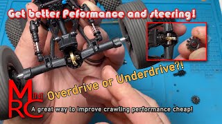 SCX24  What are underdrive and overdrive gears? How do they help and how to install them!