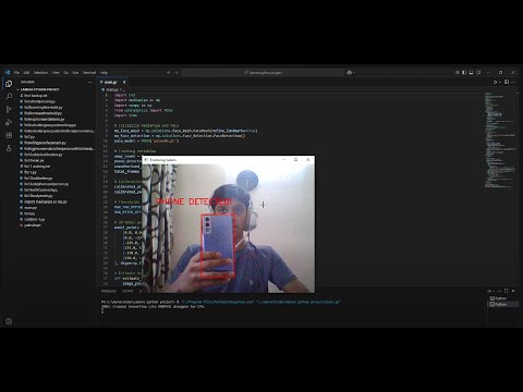 Exam Cheating Detection App | Real-Time Proctoring with Python, OpenCV, YOLOv8 & MediaPipe