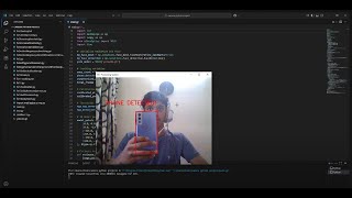 Exam Cheating Detection App | Real-Time Proctoring with Python, OpenCV, YOLOv8 & MediaPipe screenshot 3
