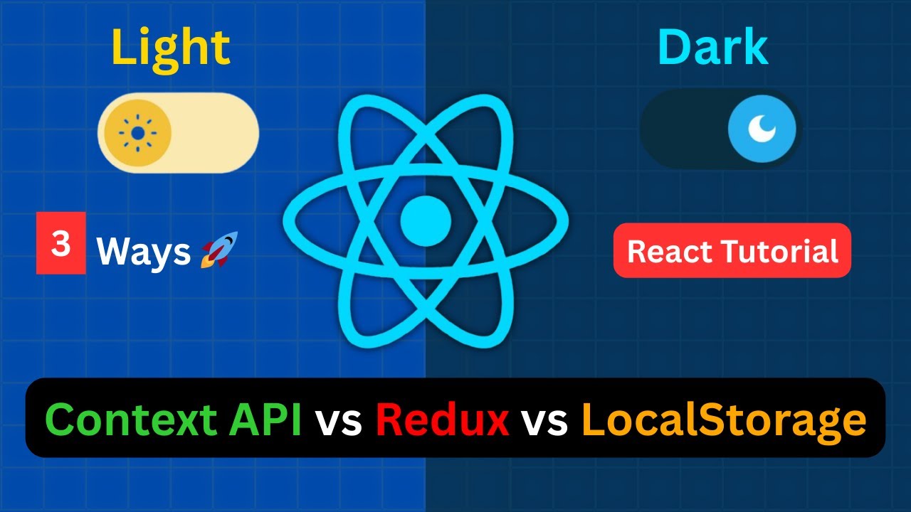 How to Add Dark Mode in React | Theme Toggling with Local Storage ...