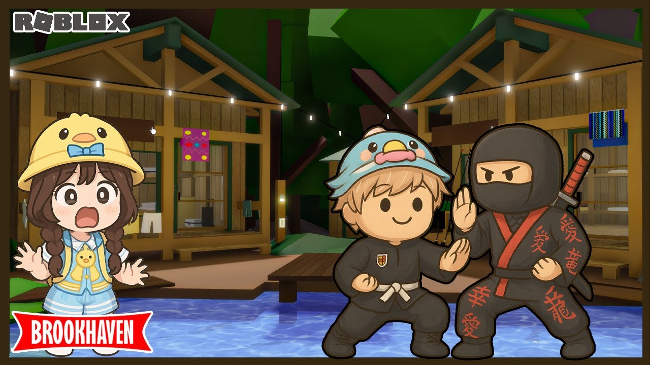 BELAJAR SILAT DI RUMAH HANTU  TERBARU BROKHAVENT  | ROBLOX INDONESIA @anothersideofdila