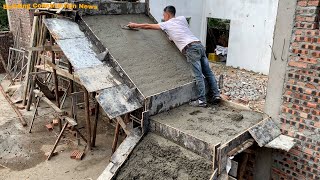 Building Reinforced Concrete Stairs Efficiently From Joining Formwork To Completing Every Detail by Building Construction News 7,712 views 1 month ago 17 minutes