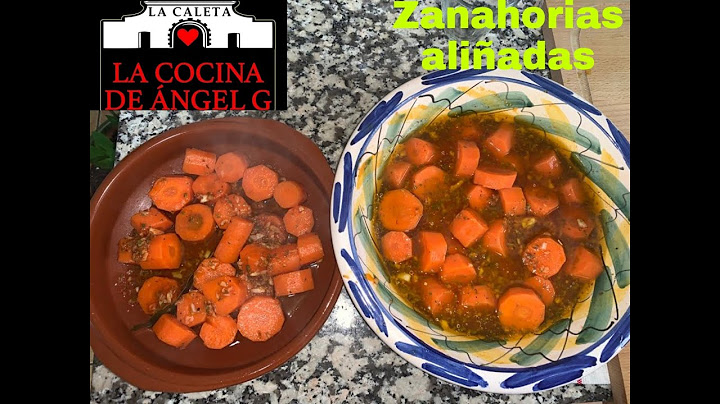 Zanahorias aliñadas para conservar y aprovechar cantidades
