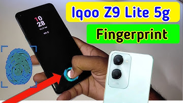 Iqoo z9 lite 5g display fingerprint setting/Iqoo z9 lite fingerprint screen lock/fingerprint sensor