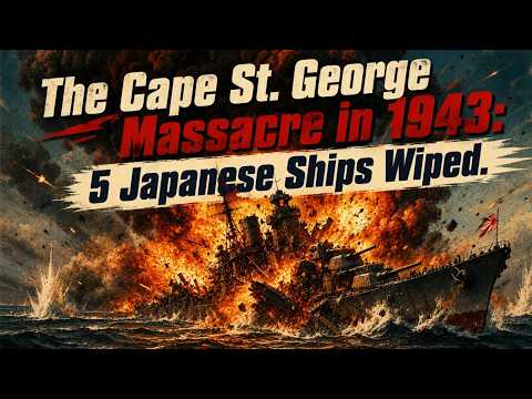 The Cape St. George Massacre in 1943: 5 Japanese Ships Wiped Out With No Chance