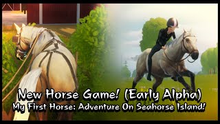 [My First Horse Adventure On Seahorse Island] New Horse Game In The Making! [Early Alpha Gameplay] screenshot 2