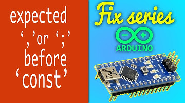 Arduino expected 