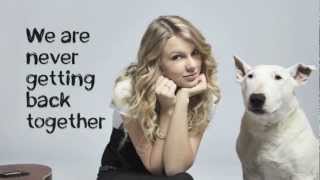 Taylor Swift-We are Never Ever Getting Back Together Lyrics (HQ)