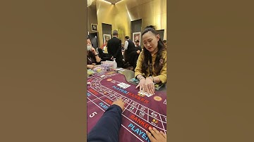 Thumbnail of $1000 INTENSE  MAX BET ON THE BACCARAT TABLE #baccarat #gambling #comedy #casino