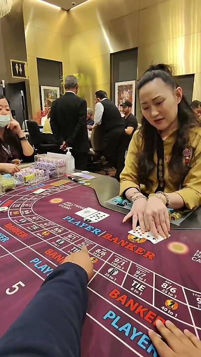 $1000 INTENSE  MAX BET ON THE BACCARAT TABLE #baccarat #gambling #comedy #casino