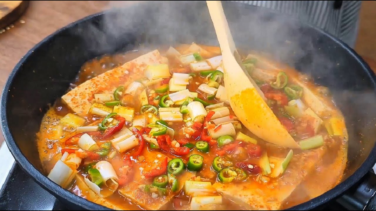 손맛좋기로 소문난 외할머니식 70년전통 "두부찌개" 5분이면 뚝딱!!
