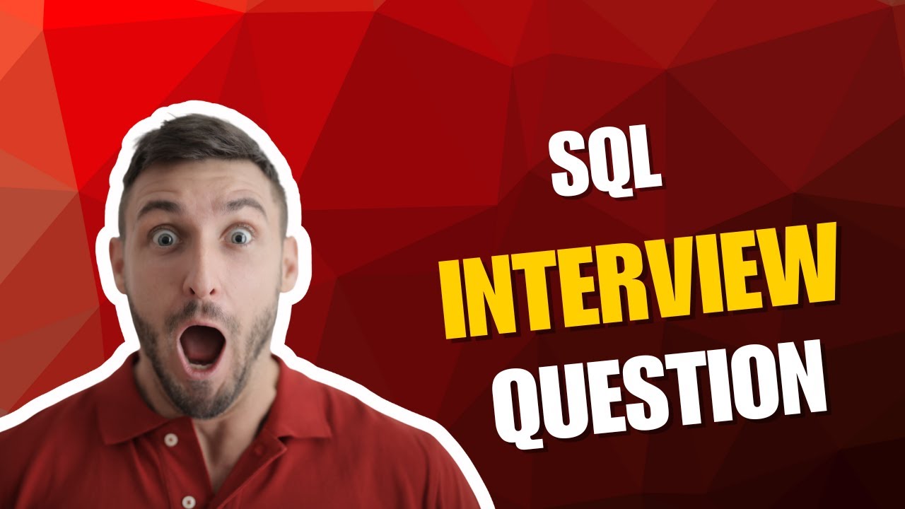 SQL Data Engineer Interview Questions | SQL Interview Question 2025 # ...