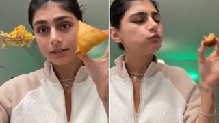 I Can Be Bought With Samosas, Mia Khalifa Claps Back At Trolls As She Relishes Indian Feast