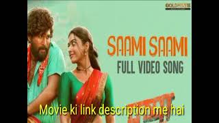 Pushpa:- saami saami song / Full video song  |  Allu Arjun ,Rashmika Mandanna | Hindi new song  2022