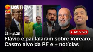 Flávio Bolsonaro falou com pai sobre dinheiro de Vorcaro;...