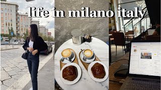 Life in Milano Italy: september vlog, youtuber life while having a normal job + new cafe | Italy