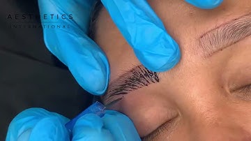 Male Eyebrows Microblading Procedure